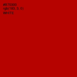 #B70300 - Bright Red Color Image