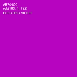 #B704C0 - Electric Violet Color Image