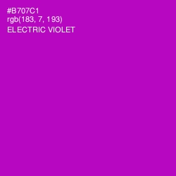 #B707C1 - Electric Violet Color Image