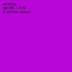 #B707D6 - Electric Violet Color Image