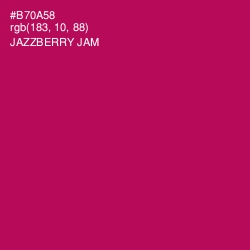 #B70A58 - Jazzberry Jam Color Image
