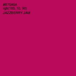 #B70A5A - Jazzberry Jam Color Image