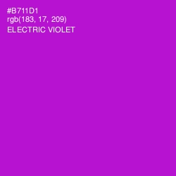 #B711D1 - Electric Violet Color Image