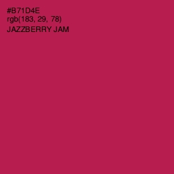 #B71D4E - Jazzberry Jam Color Image