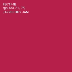 #B71F4B - Jazzberry Jam Color Image