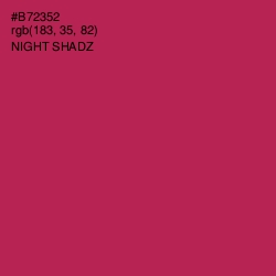 #B72352 - Night Shadz Color Image