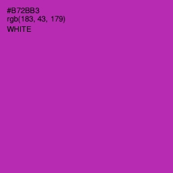 #B72BB3 - Medium Red Violet Color Image