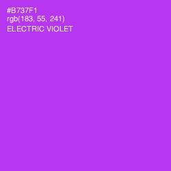 #B737F1 - Electric Violet Color Image