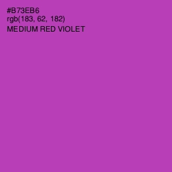 #B73EB6 - Medium Red Violet Color Image