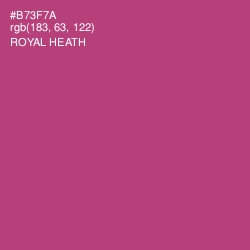 #B73F7A - Royal Heath Color Image