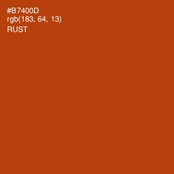 #B7400D - Rust Color Image