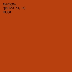 #B7400E - Rust Color Image