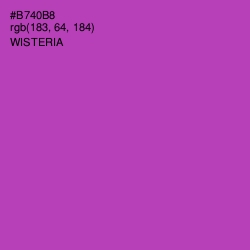 #B740B8 - Wisteria Color Image