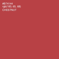 #B74144 - Chestnut Color Image