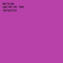 #B741A8 - Tapestry Color Image