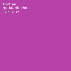 #B741A9 - Tapestry Color Image