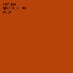 #B7420A - Rust Color Image