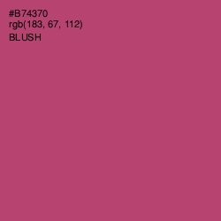 #B74370 - Blush Color Image