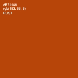 #B74408 - Rust Color Image