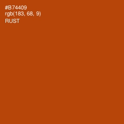 #B74409 - Rust Color Image
