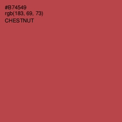 #B74549 - Chestnut Color Image