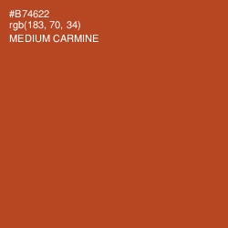 #B74622 - Medium Carmine Color Image