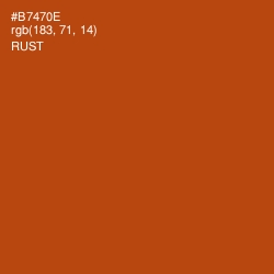 #B7470E - Rust Color Image