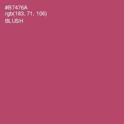 #B7476A - Blush Color Image