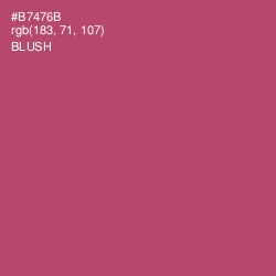 #B7476B - Blush Color Image