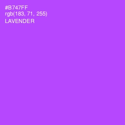#B747FF - Lavender Color Image