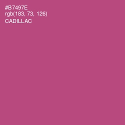 #B7497E - Cadillac Color Image