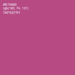 #B74A83 - Tapestry Color Image