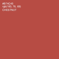 #B74C45 - Chestnut Color Image