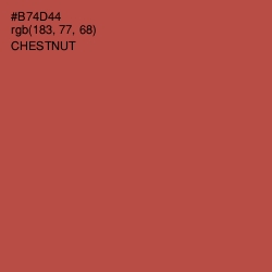 #B74D44 - Chestnut Color Image