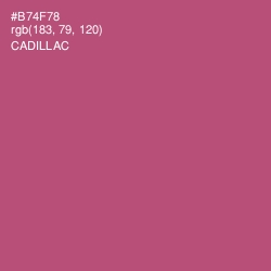 #B74F78 - Cadillac Color Image