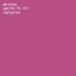 #B74F83 - Tapestry Color Image