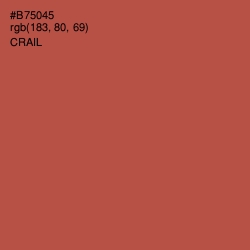 #B75045 - Crail Color Image