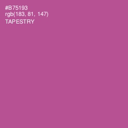 #B75193 - Tapestry Color Image