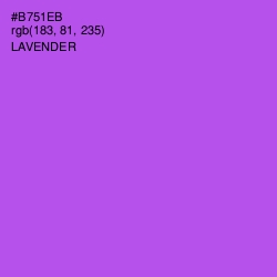 #B751EB - Lavender Color Image