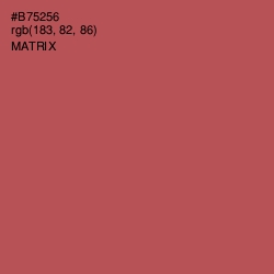 #B75256 - Matrix Color Image