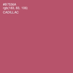 #B7536A - Cadillac Color Image