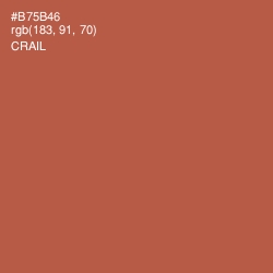 #B75B46 - Crail Color Image