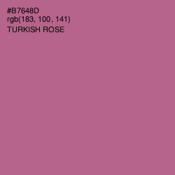 #B7648D - Turkish Rose Color Image