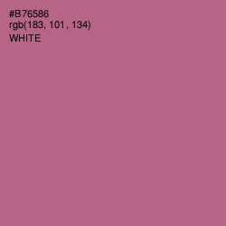 #B76586 - Turkish Rose Color Image
