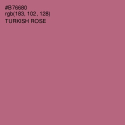 #B76680 - Turkish Rose Color Image