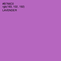 #B766C0 - Lavender Color Image