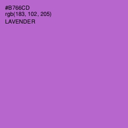 #B766CD - Lavender Color Image