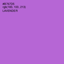 #B767D5 - Lavender Color Image