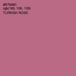 #B76A81 - Turkish Rose Color Image