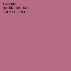 #B76A83 - Turkish Rose Color Image